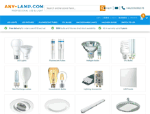 Tablet Screenshot of any-lamp.com